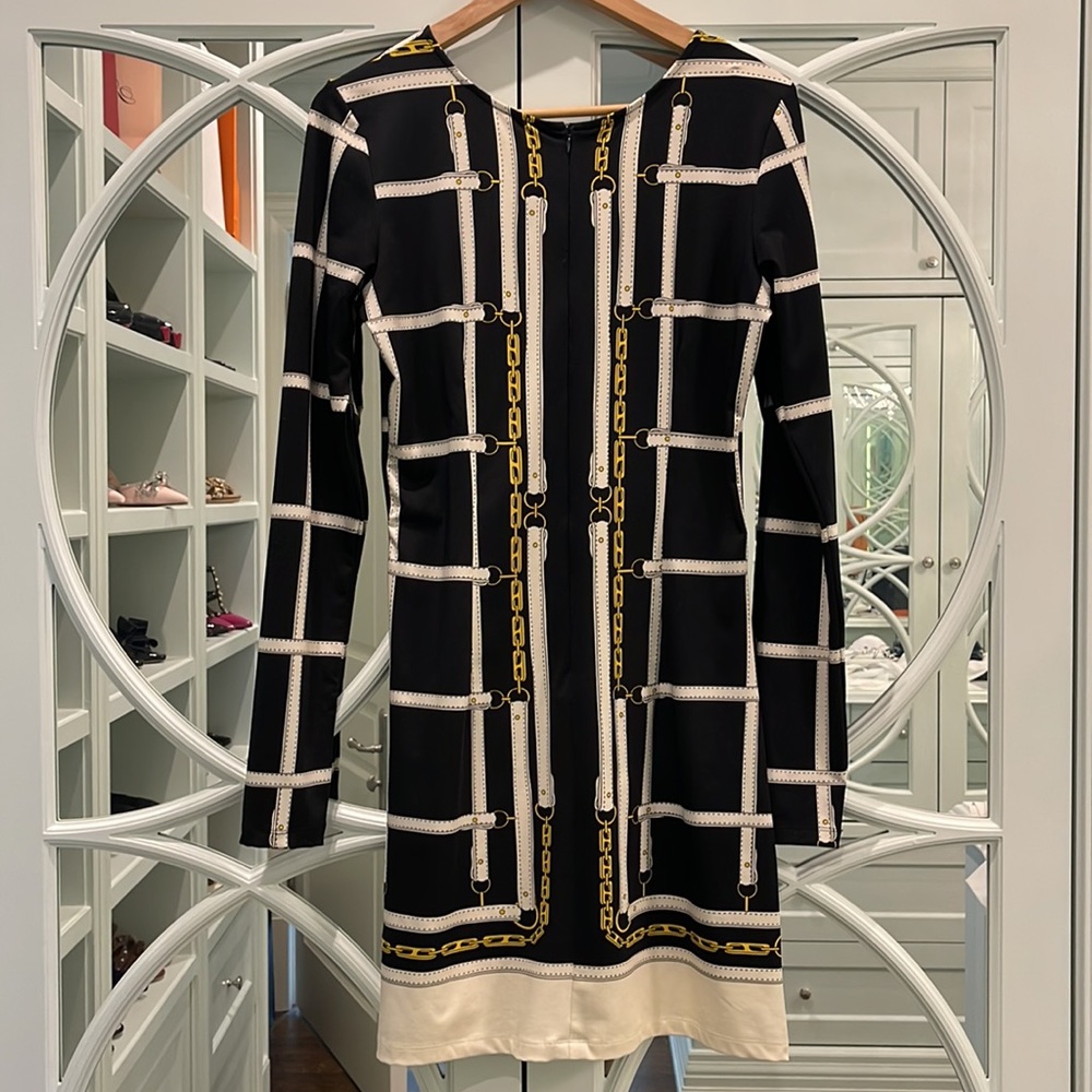 Jersey Knit Printed Sheath Dress